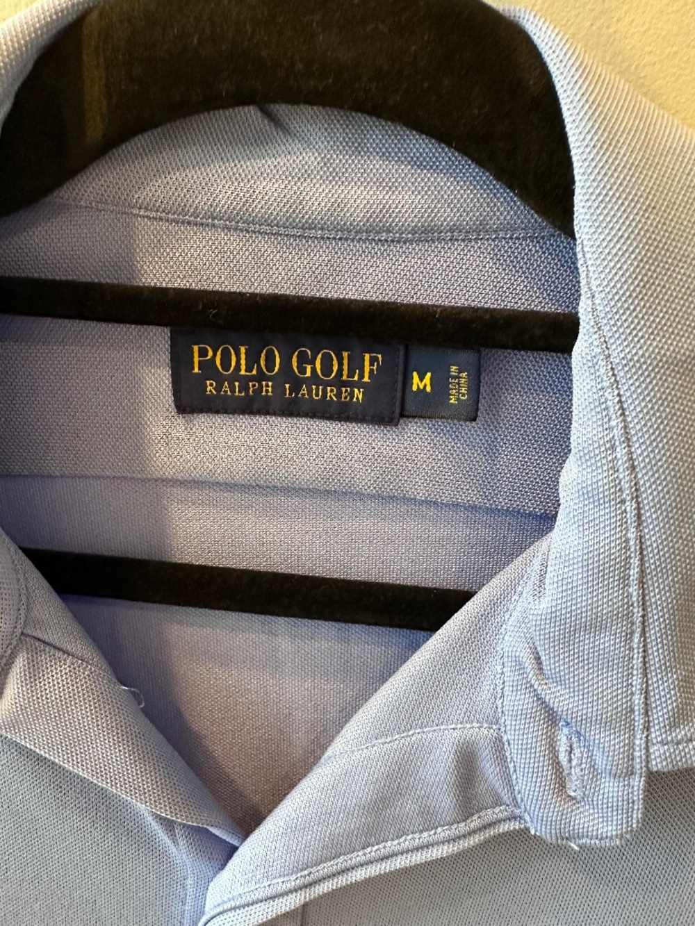 POLO GOLF CASUAL L/S SHIRT IN LIGHT BLUE